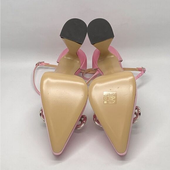 Mach & Mach Double Bow Satin Platform Pumps size 38 - Picture 10 of 11